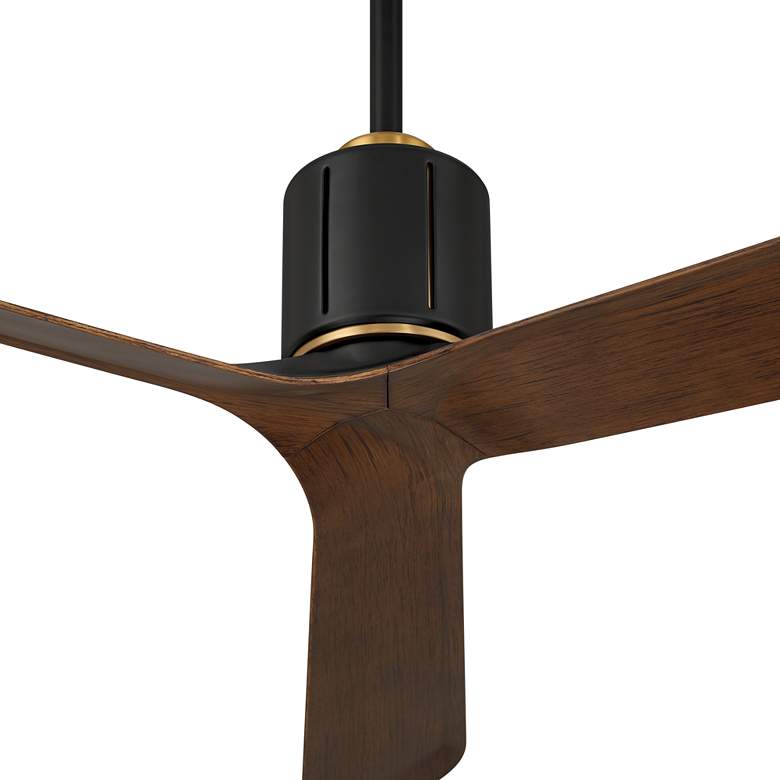 Image 3 56" Casa Vieja Avo Matte Black Damp Ceiling Fan with Remote more views