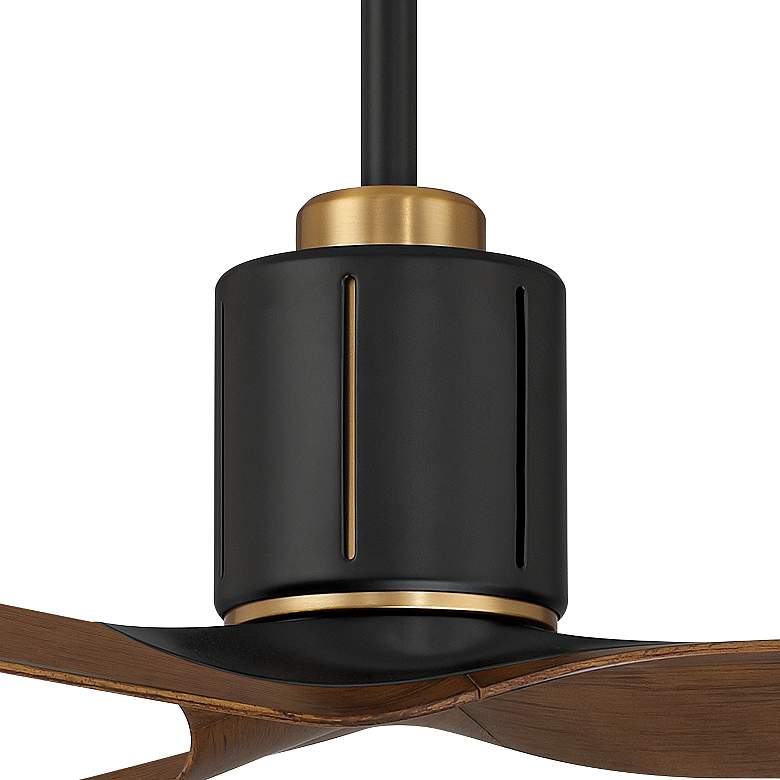 Image 4 56" Casa Vieja Avo Matte Black Damp Ceiling Fan with Remote more views