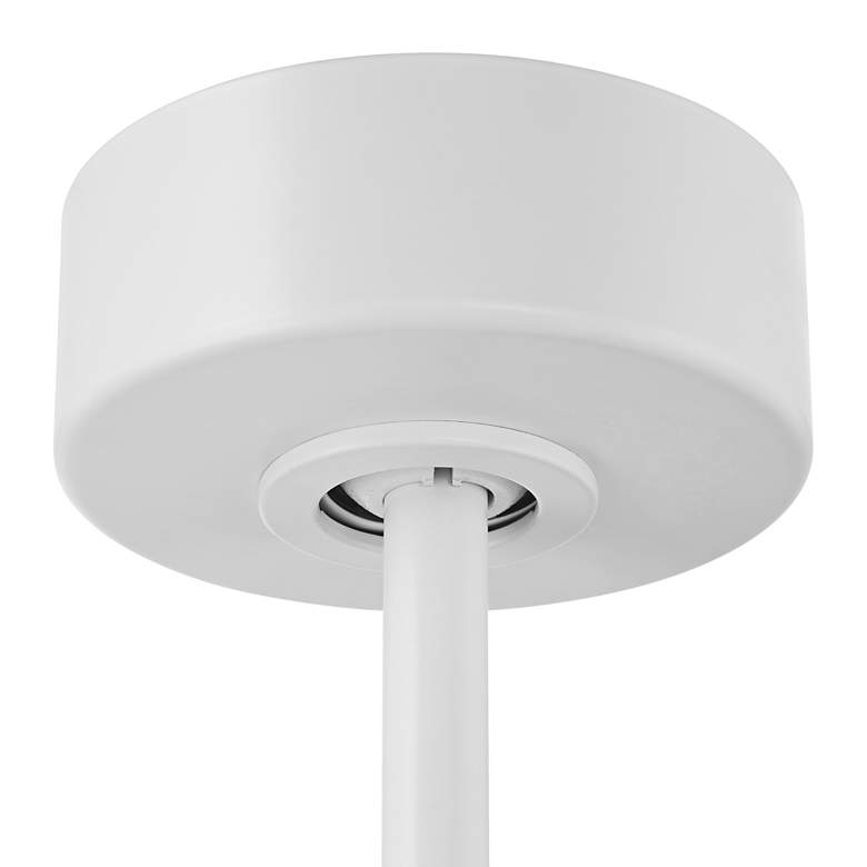 Image 6 56" Casa Vieja Ethos Matte White LED Damp Rated Remote Ceiling Fan more views