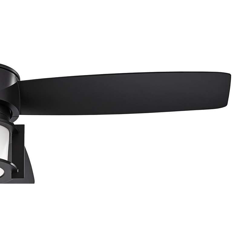 Image 4 56 inch Casa Vieja Grand Milano Black Damp LED Ceiling Fan with Remote more views