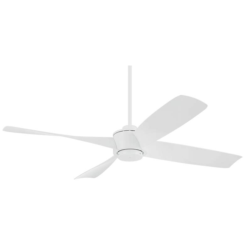 Image 2 56 inch Casa Vieja Grand Milano White Damp Ceiling Fan with Remote