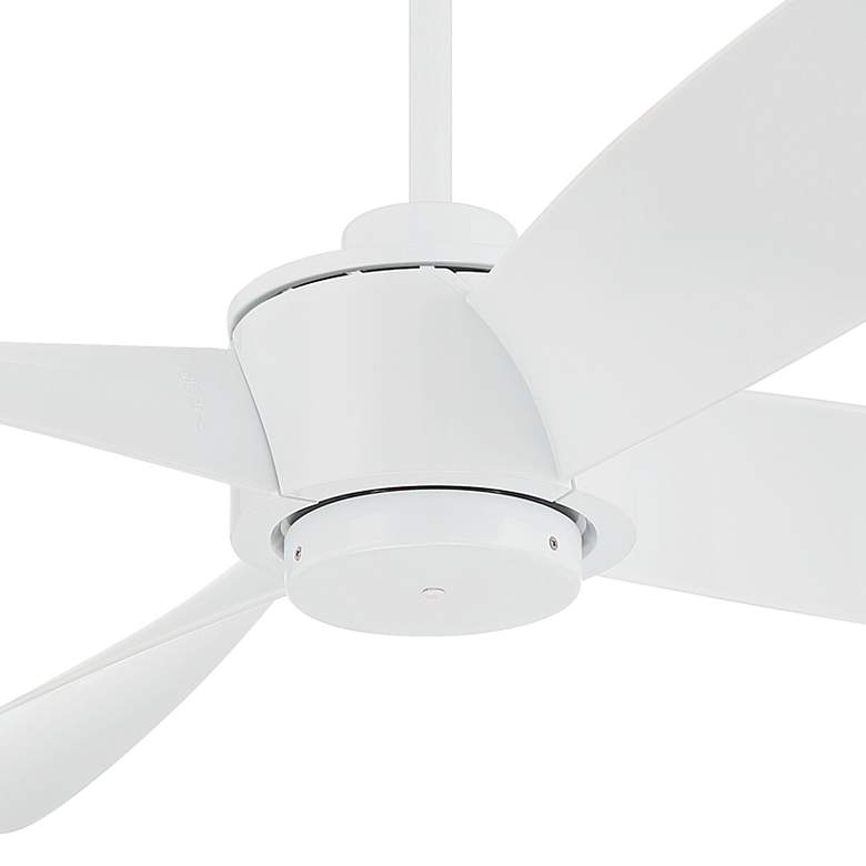 Image 3 56 inch Casa Vieja Grand Milano White Damp Ceiling Fan with Remote more views
