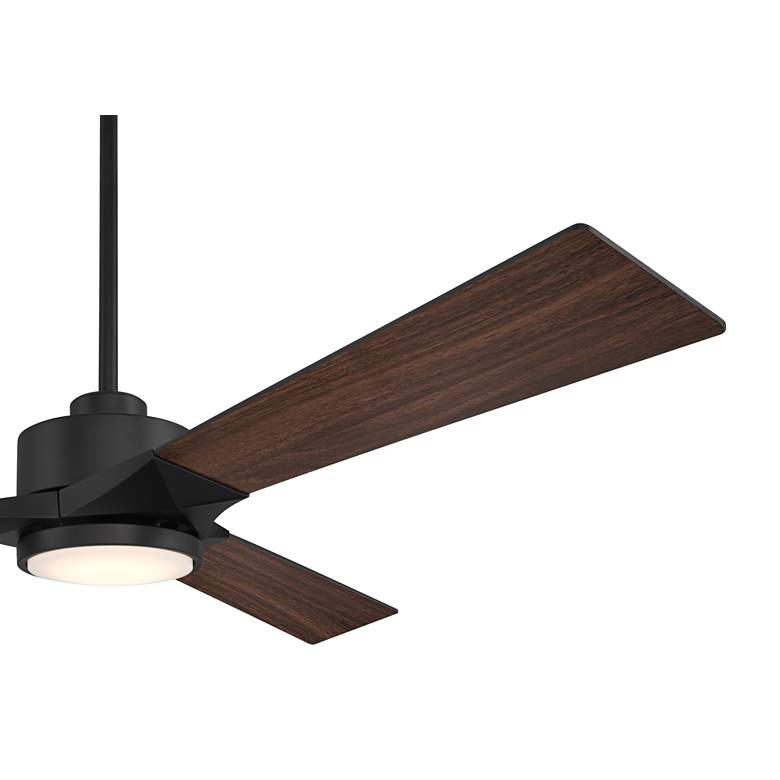 Image 6 56" Casa Vieja Kali Matte Black LED Damp Ceiling Fan with Remote more views