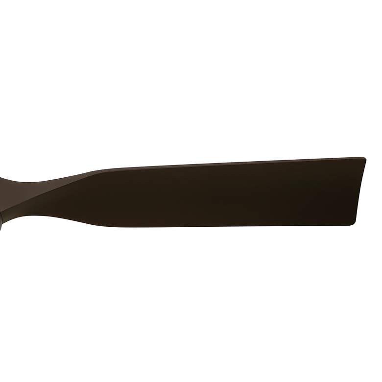 Image 4 56" Casa Vieja Keel Emperial Bronze LED Damp Remote Hugger Ceiling Fan more views