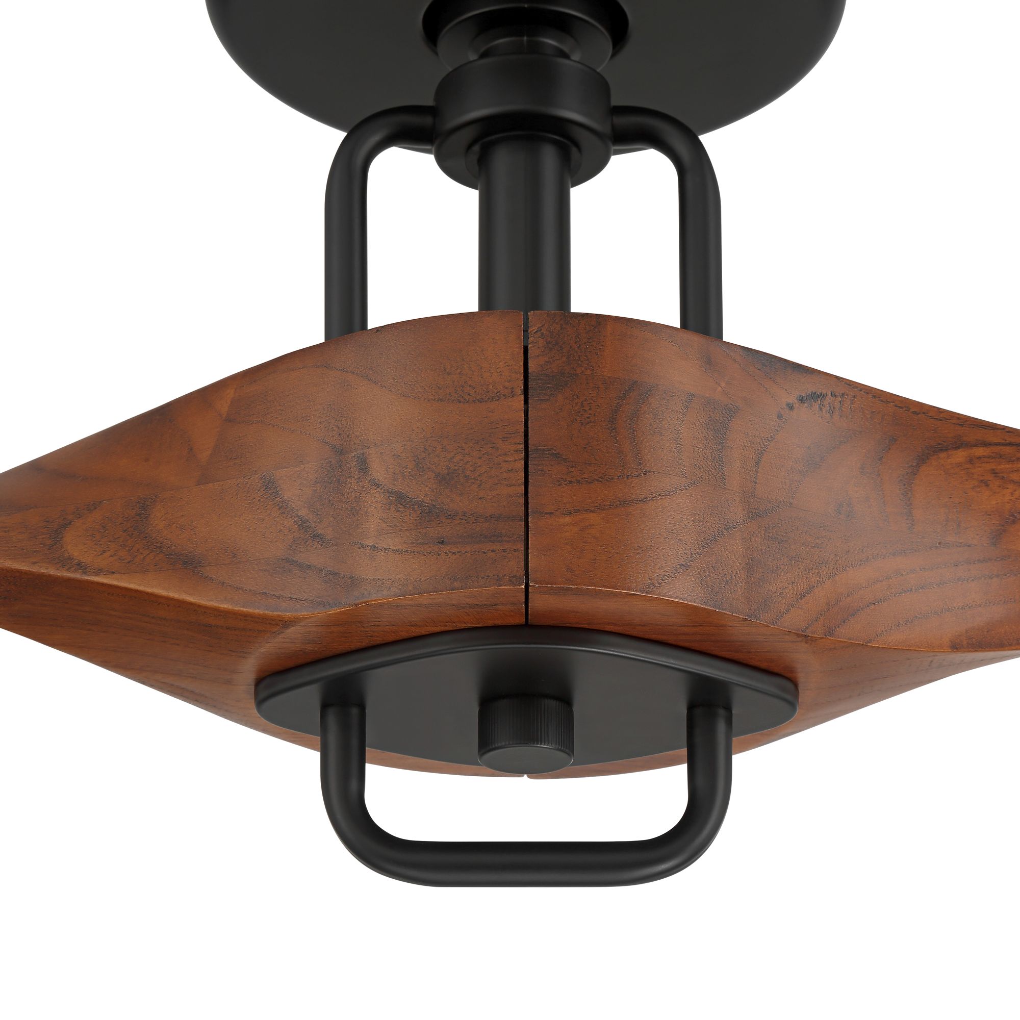 Image 3 56" Casa Vieja Longbow Black and Walnut Indoor/Outdoor Ceiling Fan more views