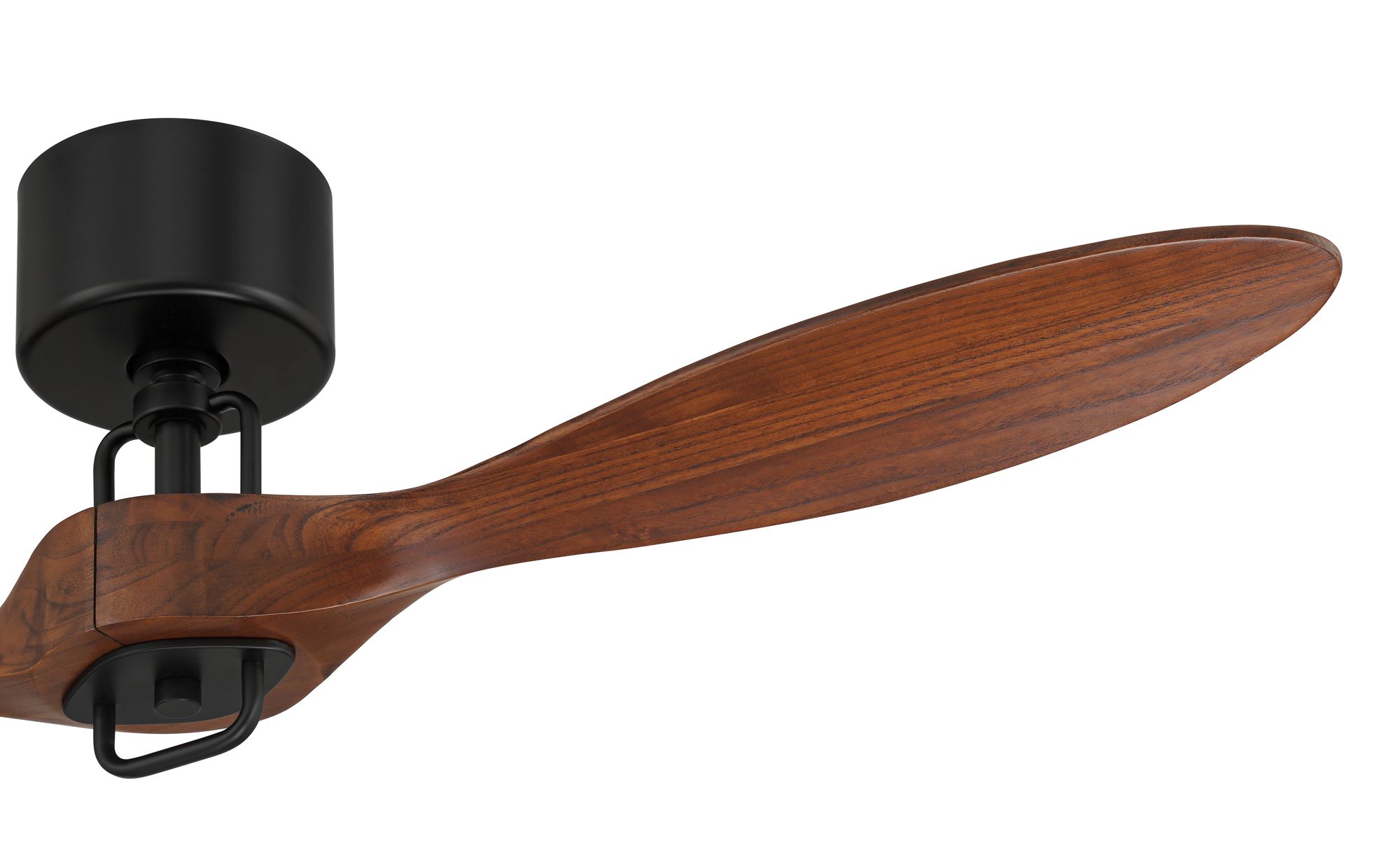 Image 5 56" Casa Vieja Longbow Black and Walnut Indoor/Outdoor Ceiling Fan more views