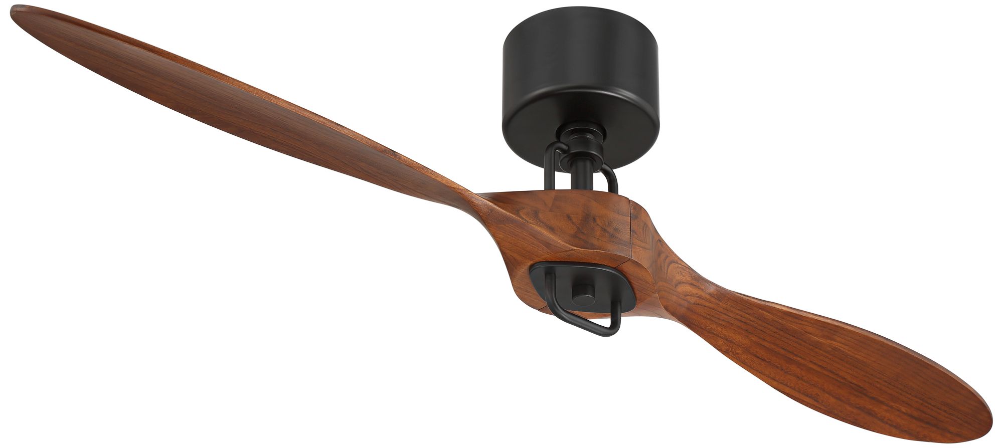 56" Casa Vieja Longbow Black and Walnut Indoor/Outdoor Ceiling Fan
