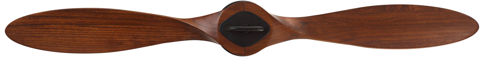 56" Casa Vieja Longbow Black and Walnut Indoor/Outdoor Ceiling Fan