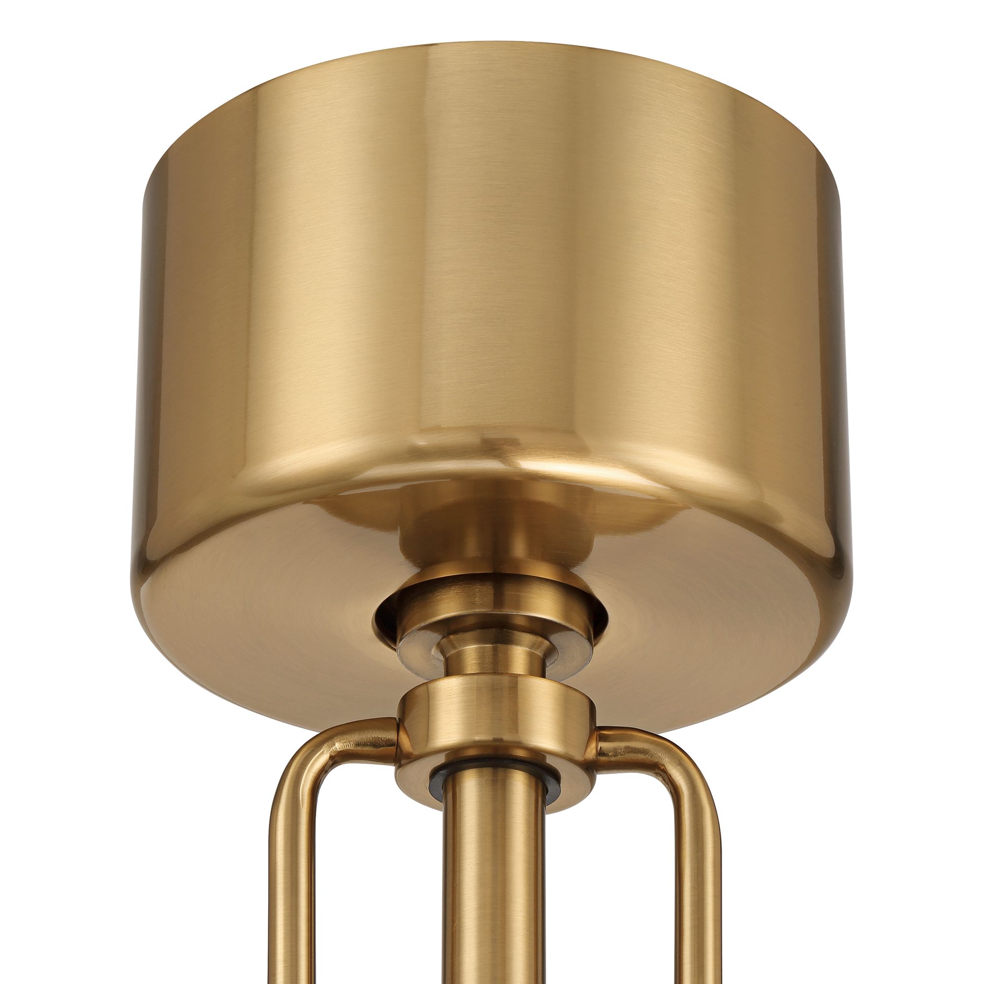 Image 6 56" Casa Vieja Longbow Brass and White Indoor/Outdoor Ceiling Fan more views