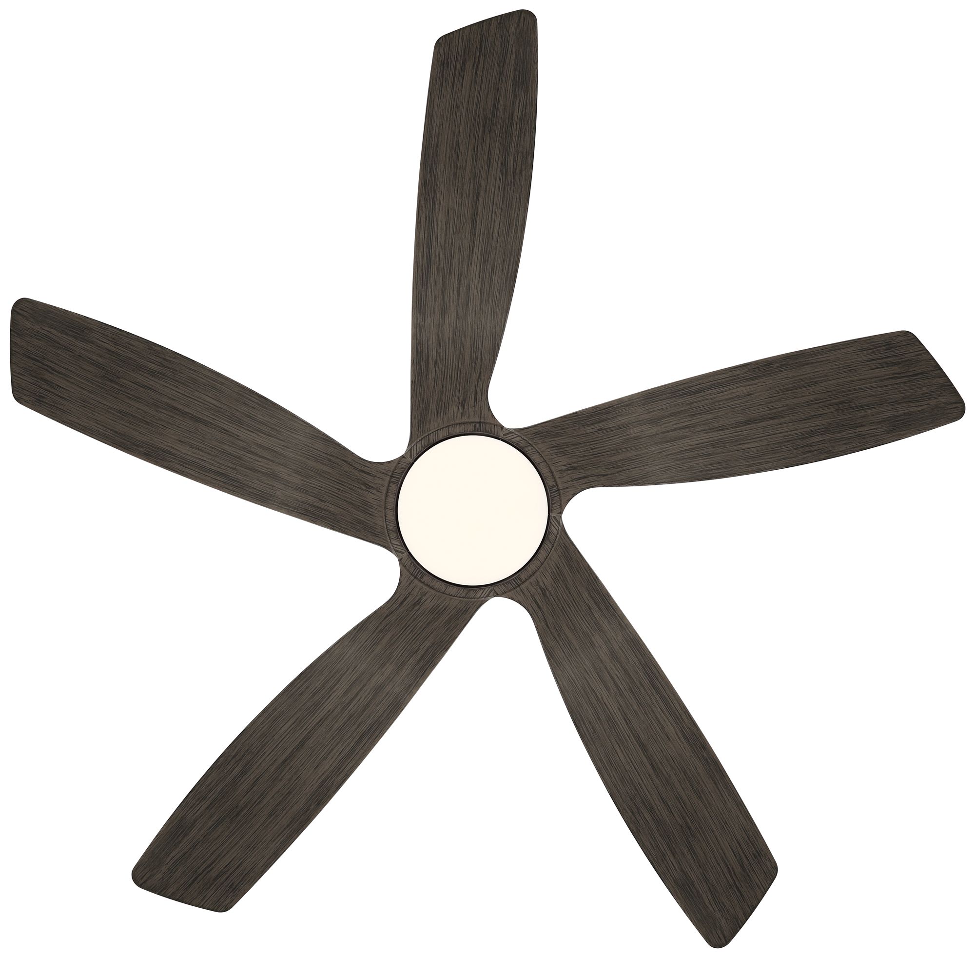 56" Casa Vieja Mach-5 Matte Black LED Damp Ceiling Fan with Remote