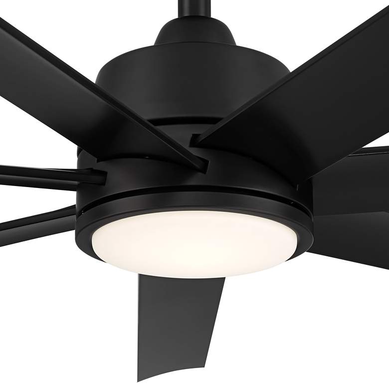 Image 3 56" Casa Vieja Phoenix Max Black CCT LED Ceiling Fan with Remote more views