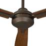 4_56" Casa Vieja Sol Bronze and Dark Walnut Ceiling Fan with Remote more views