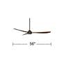 Watch A Video About the Casa Vieja Sol Bronze and Dark Walnut Ceiling Fan with Remote