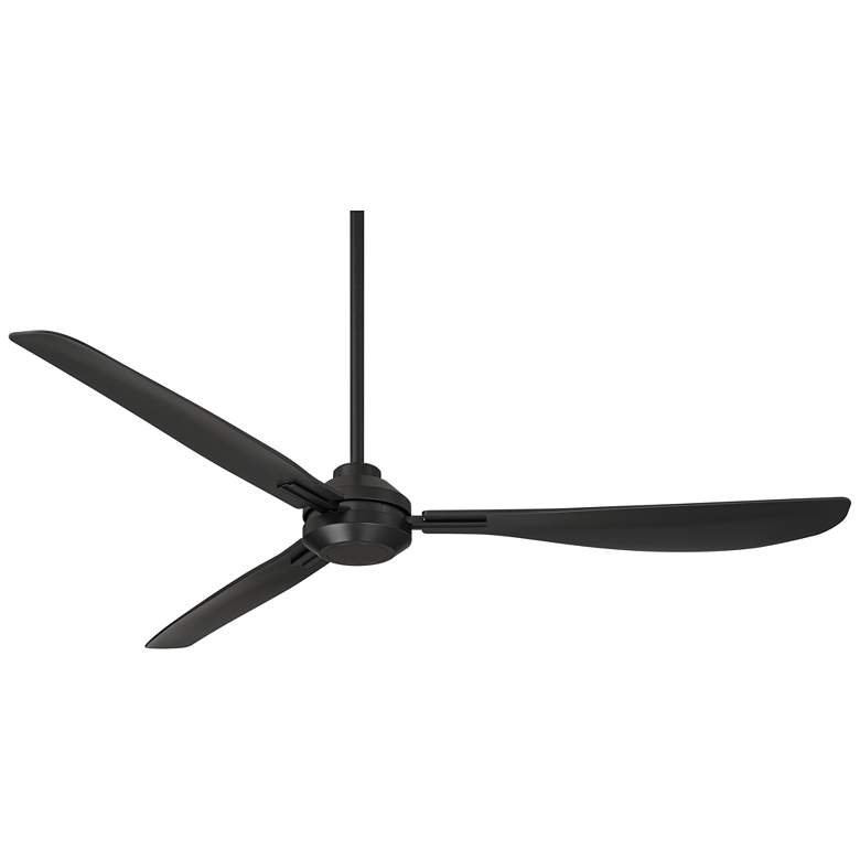 Image 2 56" Casa Vieja Sol Matte Black Ceiling Fan with Remote