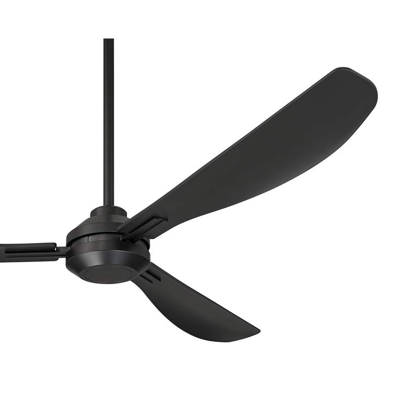 Image 4 56" Casa Vieja Sol Matte Black Ceiling Fan with Remote more views