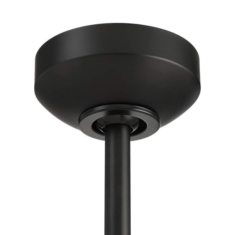 Image 5 56" Casa Vieja Sol Matte Black Ceiling Fan with Remote more views