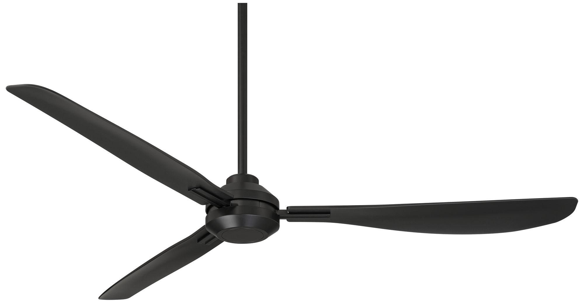 Image 2 56" Casa Vieja Sol Matte Black Wet Rated Ceiling Fan with Remote