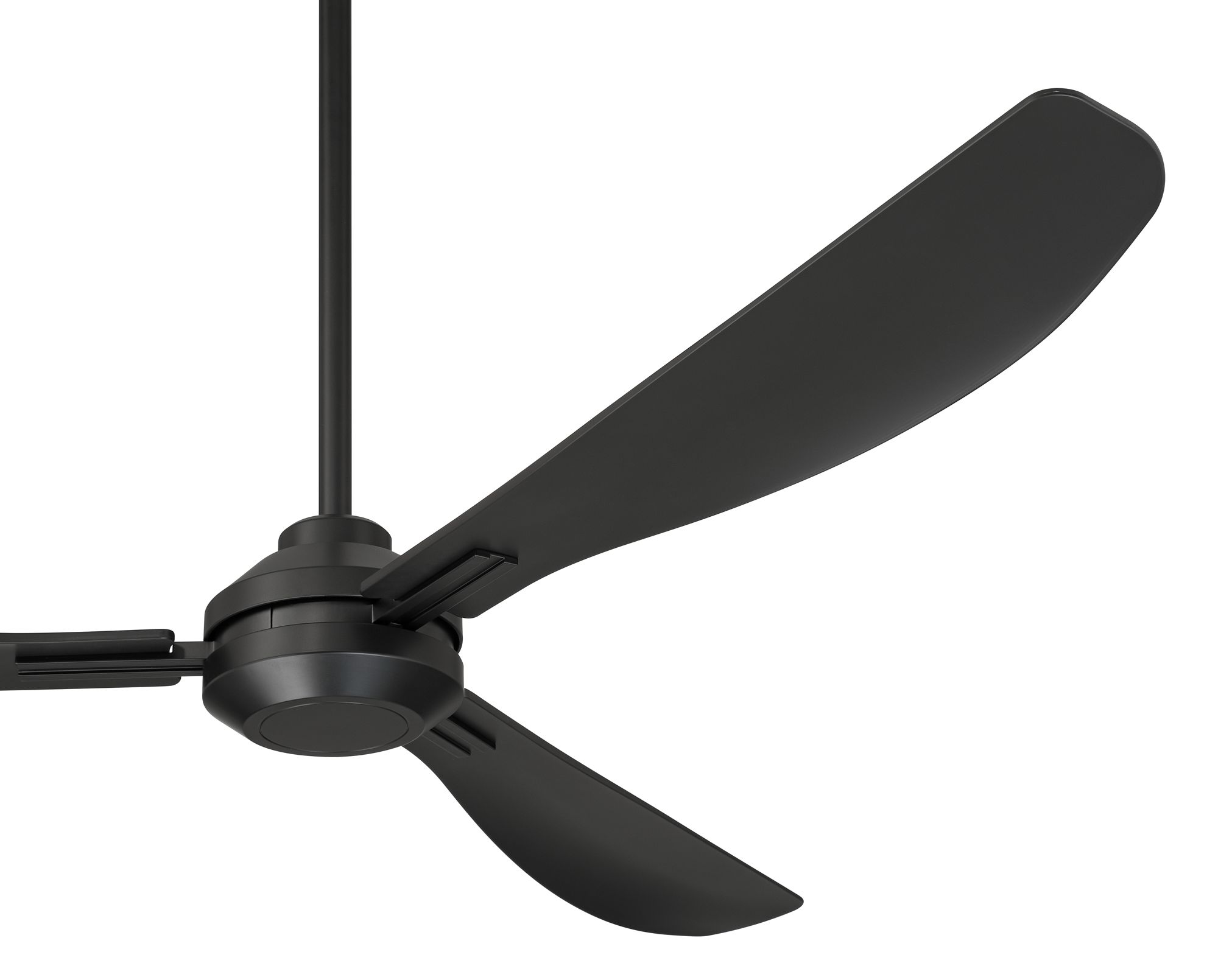 Image 4 56" Casa Vieja Sol Matte Black Wet Rated Ceiling Fan with Remote more views