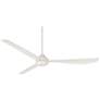 3_56" Casa Vieja Sol Matte White Ceiling Fan with Remote