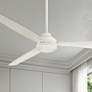 2_56" Casa Vieja Sol Matte White Ceiling Fan with Remote