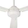 4_56" Casa Vieja Sol Matte White Ceiling Fan with Remote more views
