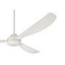 5_56" Casa Vieja Sol Matte White Ceiling Fan with Remote more views