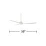 Watch A Video About the Casa Vieja Sol Matte White Ceiling Fan with Remote