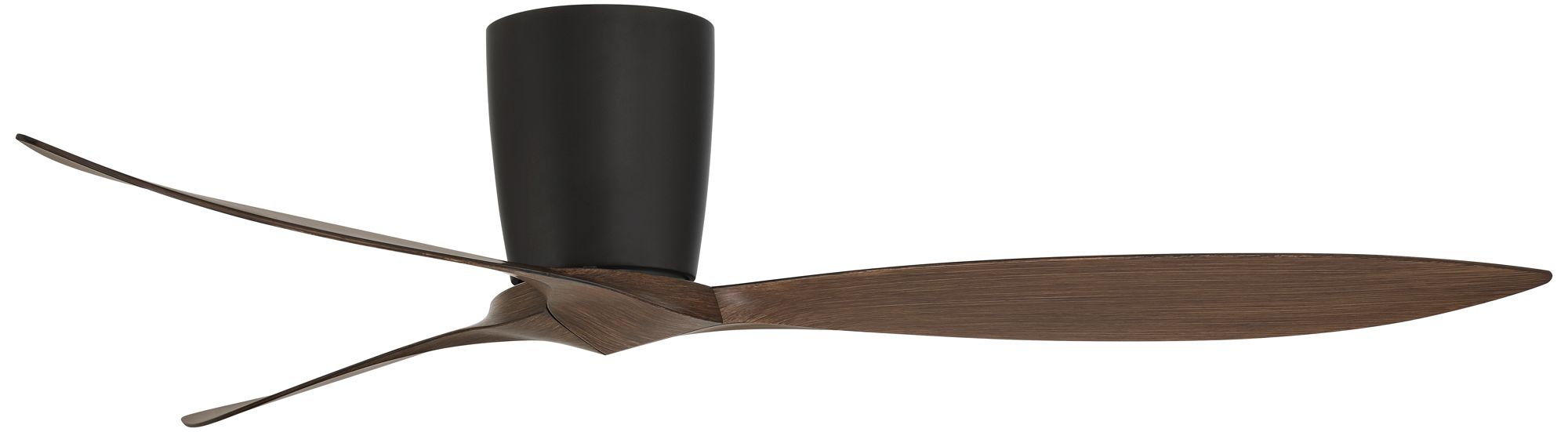 Watch A Video About the 56 Casa Vieja Tre Black and Walnut Indoor Outdoor Hugger Ceiling Fan