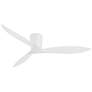 Watch A Video About the 56 Casa Vieja Tre Matte White Indoor Outdoor Hugger Ceiling Fan