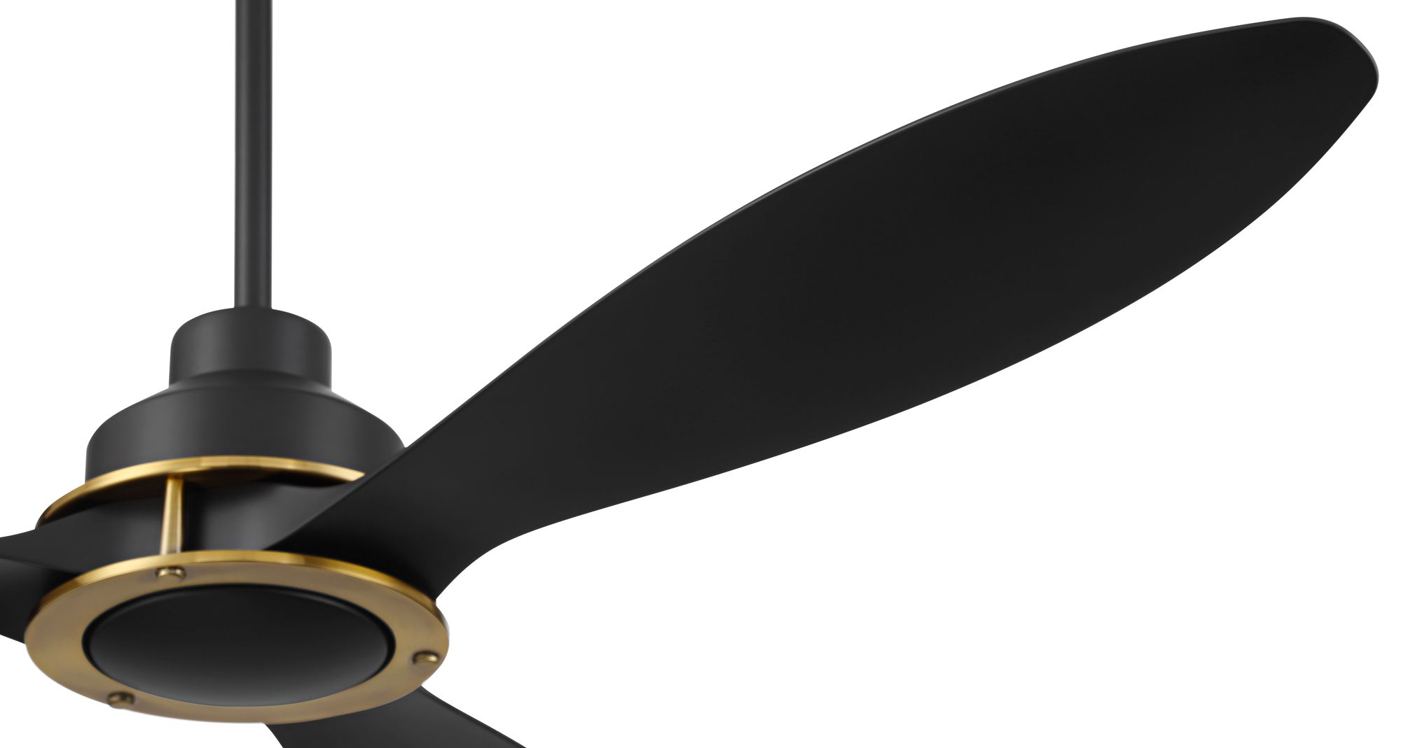 Image 6 56" Casa Vieja Veyron Matte Black Damp Rated Ceiling Fan with Remote more views