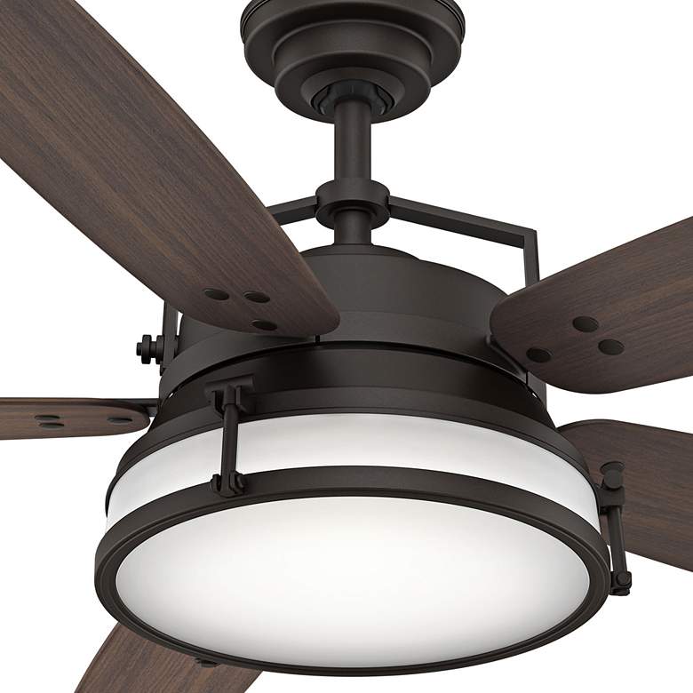 56&quot; Casablanca Caneel Bay Bronze LED Outdoor Fan with Wall Control more views