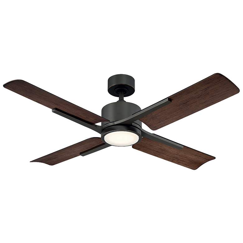 Image 1 56" Cervantes Oil-Rubbed Bronze LED Smart Ceiling Fan