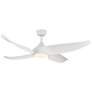 1_56" Coronado Matte White LED Ceiling Fan