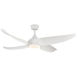 56" Coronado Matte White LED Ceiling Fan