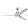 56" Craftmade Acadian Brushed Nickel LED Ceiling Fan with Remote