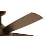 56" Craftmade Courtyard Bronze LED Outdoor Ceiling Fan with Remote in scene