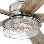 56" Craftmade Garrick Brushed Nickel LED Fan with Remote