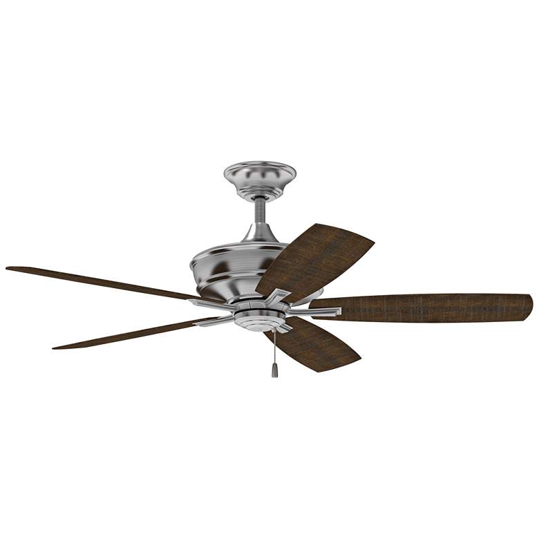 Image 2 56 inch Craftmade Sloan Brushed Nickel Ceiling Fan with Pull Chain
