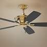 56" Craftmade Sloan Satin Brass Ceiling Fan with Pull Chain