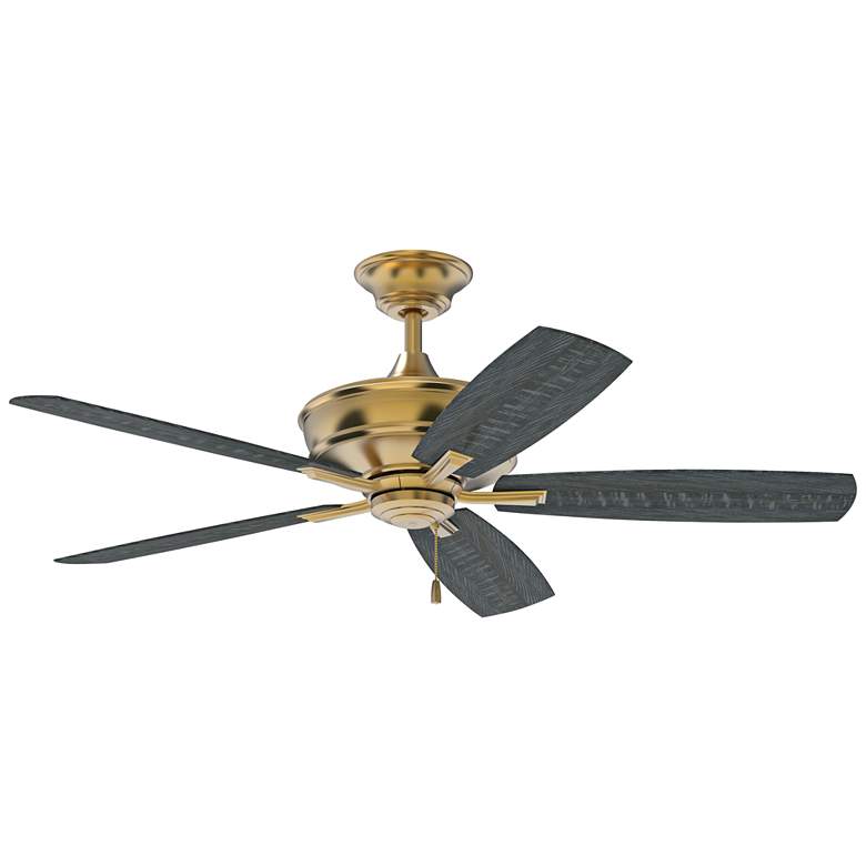 Image 3 56 inch Craftmade Sloan Satin Brass Ceiling Fan with Pull Chain more views