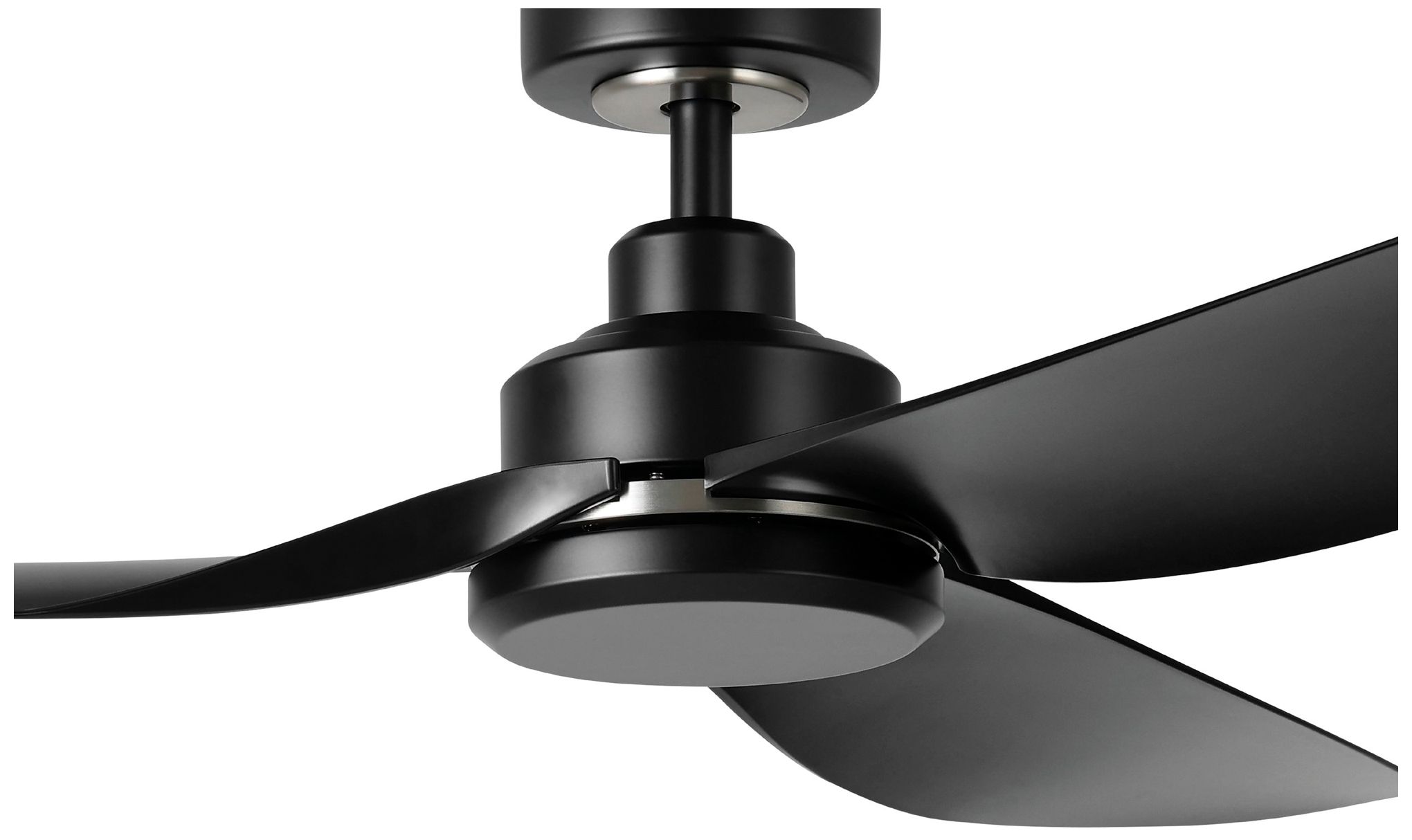 Image 2 56" Eglo Lighting Arlington Black Blades Ceiling Fan with Remote more views