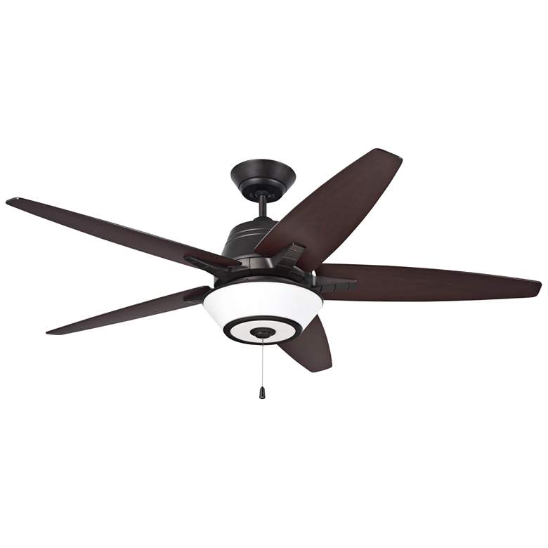 Image 1 56 inch Emerson Euclid Oil-Rubbed Bronze LED Ceiling Fan