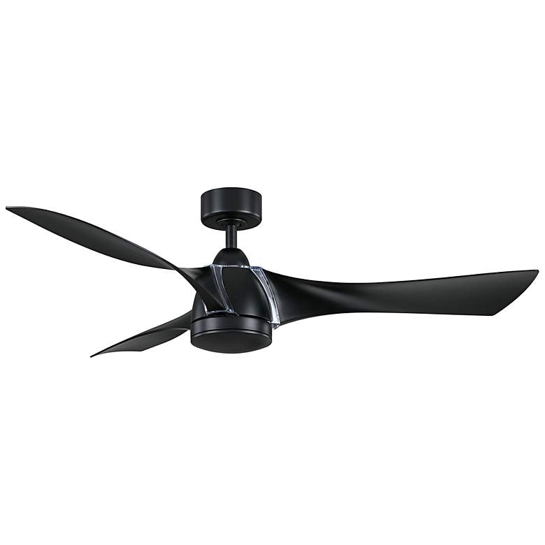 Image 3 56" Fanimation Klear Black Outdoor CCT LED Smart Ceiling Fan more views