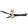 2_56" Fanimation Klear Brass and Black Outdoor CCT LED Smart Ceiling Fan more views