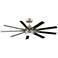 56" Fanimation Odyn Custom Brushed Nickel LED Ceiling Fan