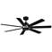 56" Fanimation Pendry Black and Nickel Outdoor Smart Ceiling Fan