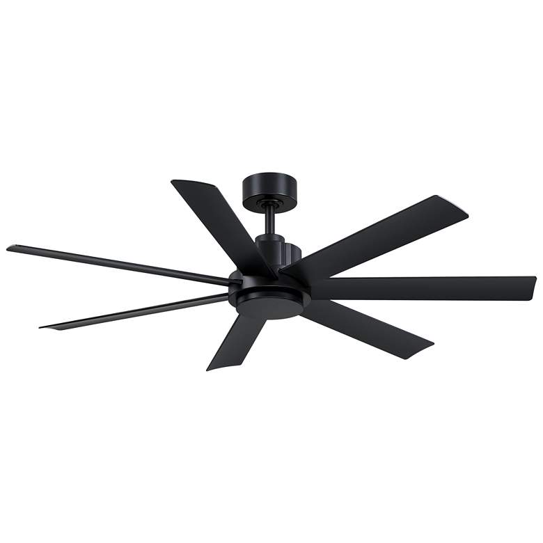 Image 1 56 inch Fanimation Pendry Black Outdoor Smart Ceiling Fan