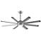56" Fanimation Stellar Custom All Silver LED Ceiling Fan