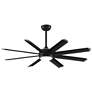 2_56" Fanimation Stellar Custom Black LED Wet Smart Ceiling Fan