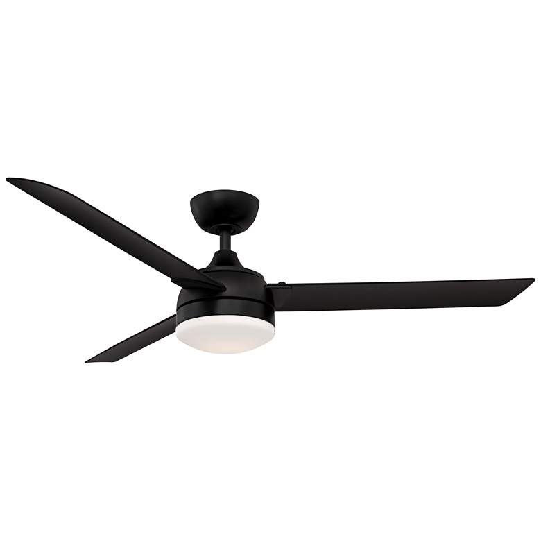 Image 2 56" Fanimation Xeno Black Wet Rated LED Ceiling Fan with Remote